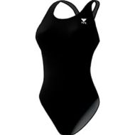TYR Womens Solid Durafast Maxback Swim Suit