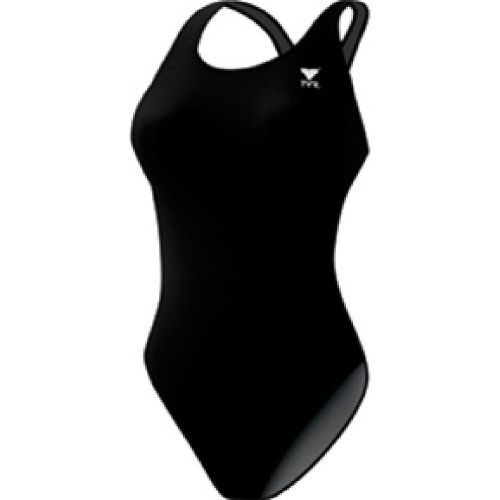  TYR Womens Solid Durafast Maxback Swim Suit