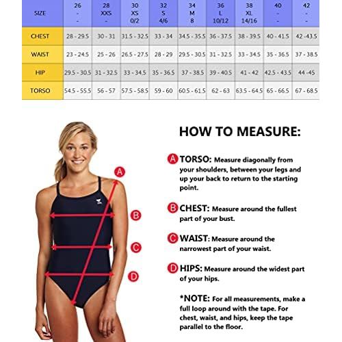  TYR Sport Womens Solid Durafast Diamondback Swim Suit