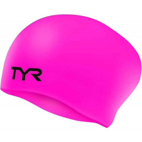  TYR Sport Long Hair Silicone Swim Cap