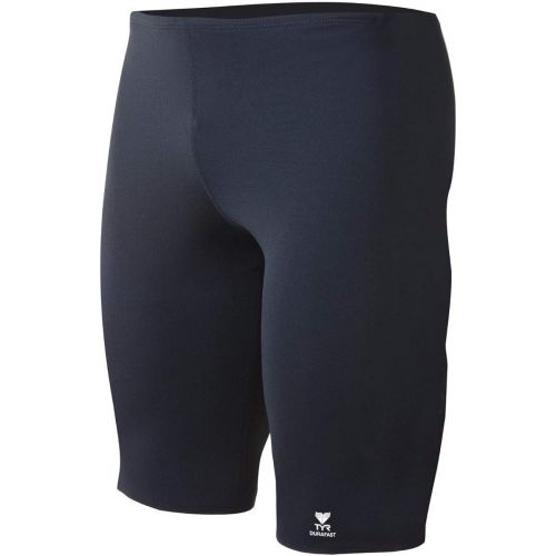  TYR Mens Durafast Elite Solid Jammer, Black, 34