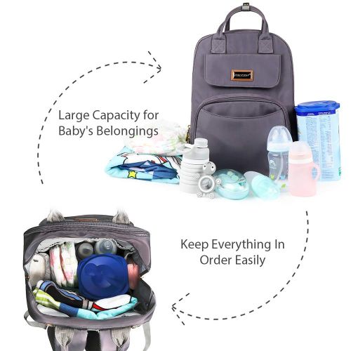  [아마존 핫딜]  [아마존핫딜]Diaper Bag Backpack Baby Travel Bag Maternity Mommy Nappy Bags for Girl Boy, TYRY.HU Diaper...