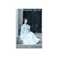 TYS-apparel-accessories Hanfu Fairy Princess Dress Beautiful Dance Hanfu Suit Traditional Folk Festival Performance