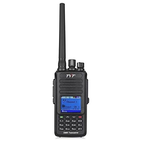  TYT Upgraded MD-390 DMR Digital Radio with GPS Function Waterproof Dustproof IP67 Walkie Talkie Transceiver UHF 400-480MHz Two-Way Radio with 2 Antennas