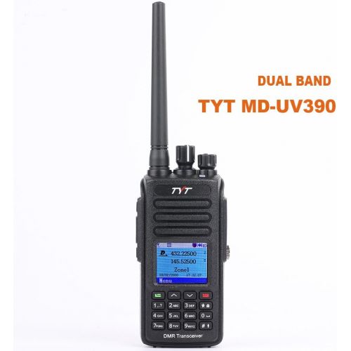  TYT MD-UV390 Digital Dual Band 136-174MHz400-480MHz Two Way Radio Waterproof Dustproof IP67 Walkie Talkie