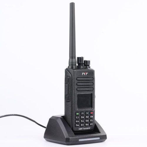  TYT MD-UV390 DMR Digital Radio VHFUHF Dual Band 136-174MHz400-480MHz Handheld Two Way Radio W2 Antenna