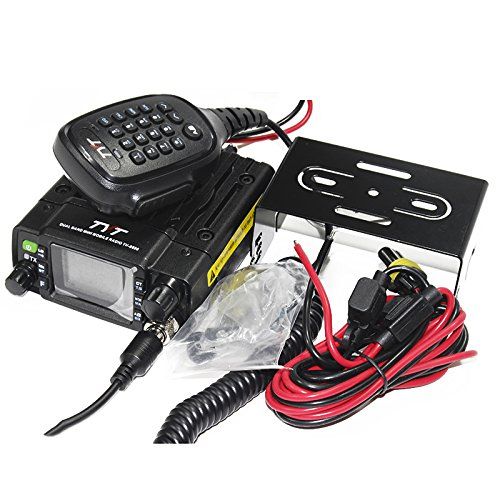  TYT TH-8600 IP67 Waterproof Dual Band VHF UHF 136-174MHz400-480MHz 25W Car Radio HAM Mobile Radio with Antenna,Clip Mount,USB Cable