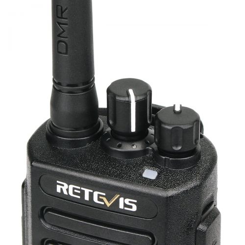  TYT Retevis RT50 DMR 2 Way Radio Waterproof IP67 UHF Dual Time All Call Scambler 2200mAh Digital Analog Walkie Talkies (1 Pack) with Active View Display