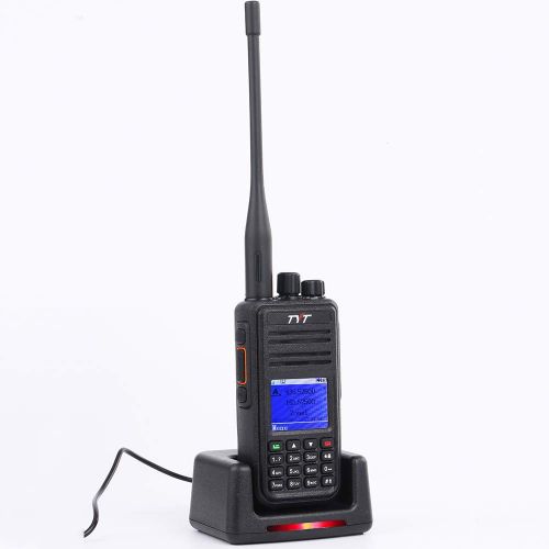  TYT MD-UV380 Dual Band DMR Radio VHF/UHF 136-174Mhz/400-480Mhz Two Way Radio Portable Ham Radio (Amateur)