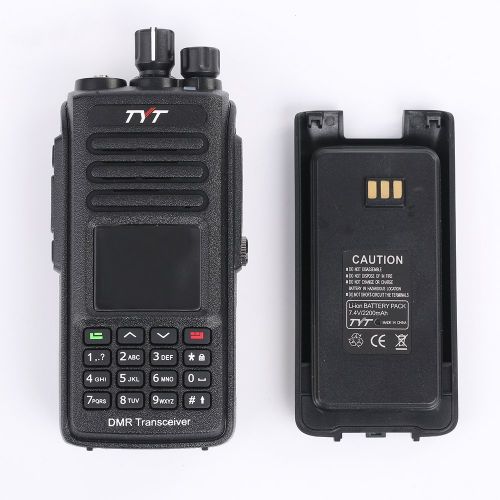  TYT MD-UV390 Dual Band 136-174MHz/400-480MHz DMR Two Way Radio W/GPS Waterproof Dustproof IP67 Walkie Talkie