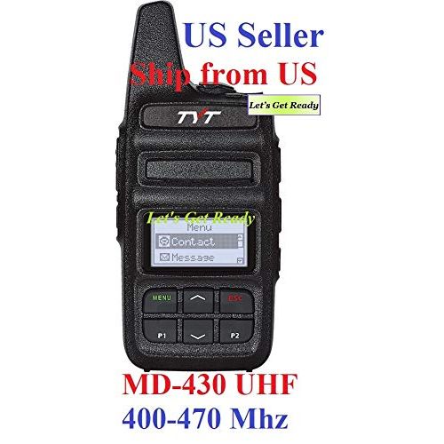  TYT MD-430 UHF 400-470 Mhz 2 Watts DMR/Analog Compact Two Way Radio Shipped from US only