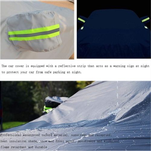  TYTZSM Compatible with Porsche 911 Carrera S Full Car Cover Waterproof Oxford Cloth Outdoor Windshield Dust Cover Sunscreen Scratch Resistant UV All Weather Car Tarpaulin Sedan Car