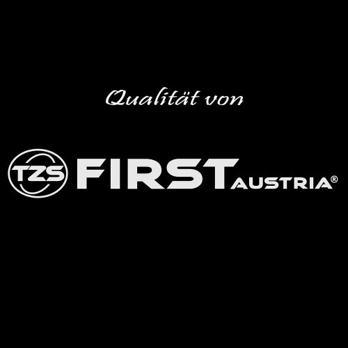  TZS First Austria - 2200 Watt Glas Edelstahl Wasserkocher 1,7 Liter blaue LED Beleuchtung 360 Grad, kabellos, Kalkfilter, BPA Frei, weiss