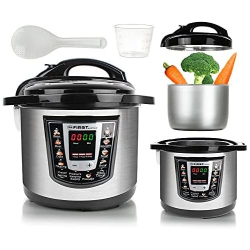  [아마존베스트]TZS First Austria 1000W Electric Pressure Cooker 8Car Progrogramme 6L Cooker Multi Cooker Rice Cooker/Warmer, Cooking Pot/multic Printing Multivarka