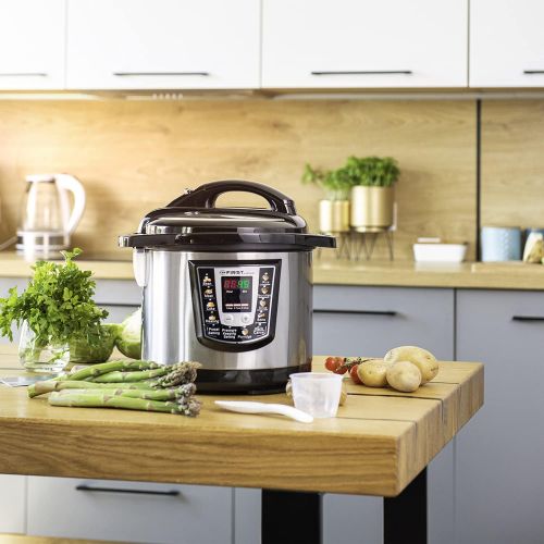  [아마존베스트]TZS First Austria 1000W Electric Pressure Cooker 8Car Progrogramme 6L Cooker Multi Cooker Rice Cooker/Warmer, Cooking Pot/multic Printing Multivarka