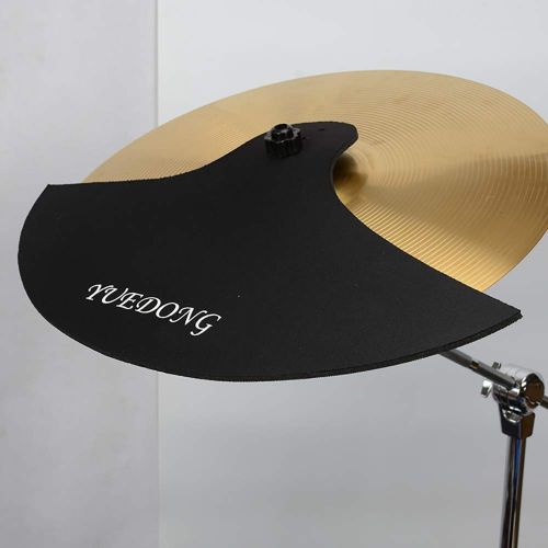  TZT Drum Mute Kits Cymbals Pad Bass Drum Mute - Drum Mute 5 pcs 12” 13” 14” 16” 22” Cymbal Mute 4 pcs