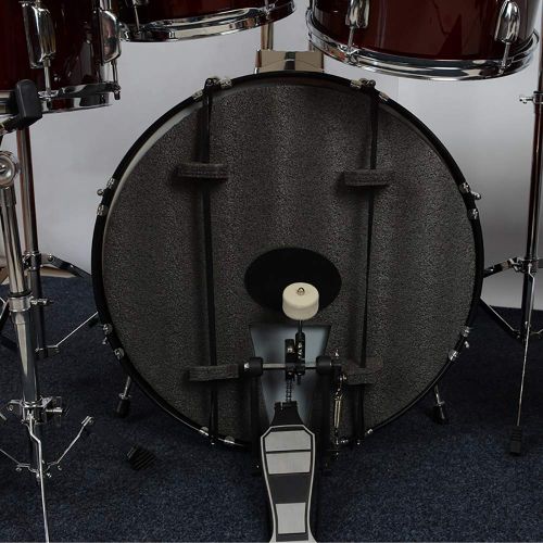  TZT Drum Mute Kits Cymbals Pad Bass Drum Mute - Drum Mute 5 pcs 12” 13” 14” 16” 22” Cymbal Mute 4 pcs