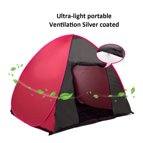  TZTED Pop-up Beach Tent Portable for1-2 Person,Automatic Instant Beach Camping Tent as Sun Shelter Children Family Garden, Beach