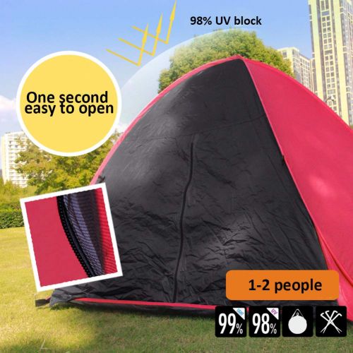  TZTED Pop-up Beach Tent Portable for1-2 Person,Automatic Instant Beach Camping Tent as Sun Shelter Children Family Garden, Beach