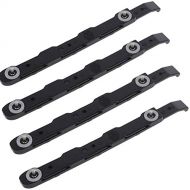 TableRe 4 Pcs Chassis Hard Drive Mounting Plastic Rails, Black