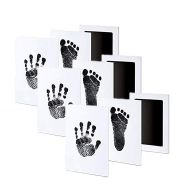 TableRe 3 Pack Premium No-Mess Ink Baby Footprint & Handprint Ink Pad Safe and Non-Toxic Ink Perfect New Baby (Black)