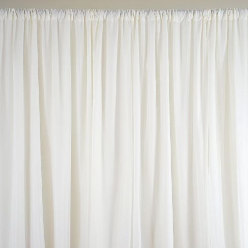  Tablecloth Market Ceiling Draping Ivory Sheer Ceiling Curtain Voile Chiffon Ceiling Drape 10 Ft W X 25 Ft H Panel Wedding