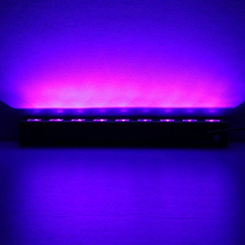  Tableclothsfactory 27 Watt Purple Super Bright 9 LED Wall Washer Backdrop Lighting Spotlight Fixt for Wedding Birthday Party Event Decor