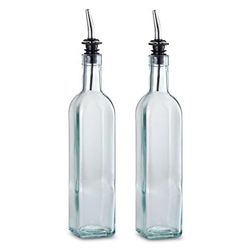  TableCraft 16 oz. Olive Oil Bottle with Pourer Made in USA (Set of 2) Brand New and Fast Shipping