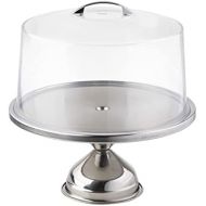 TableCraft Products 821422 Cake Stand & Cover Set, 12.75 Dia x 13.75 H