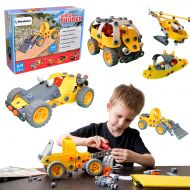 Tablet Mart and ships from Amazon Fulfillment. [Bonus Bag] Simbans JB 148 pcs 5-in-1 Build and Play Toy Set | Kids STEM Educational DIY Building Kit for 8, 9, 10 Year Old Boys, Girls | 5, 6, 7 yr Old can Build with Help | Best