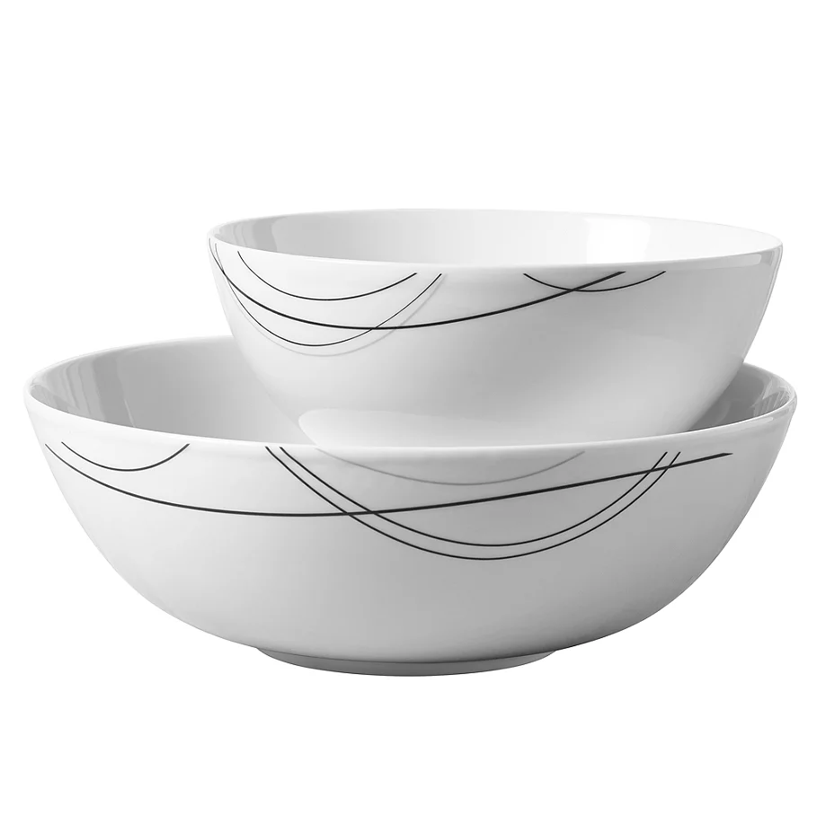 Tabletops Gallery Alec 2-Piece Serving Bowl Set