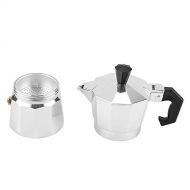 tabpole 1 Cup Aluminum Italian Type Moka Pot Espresso Coffee Maker Stove Home Office Use Accessory 30ml