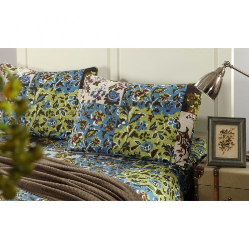  Lost Forest 3 Piece Patchwork Reversible Quilt Set by Tache Home Fashion