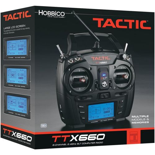  Tactic TTX660 6-Channel 2.4GHZ Slt Computer Tx Radio Transmitter Only (Requires Receiver and Servos)