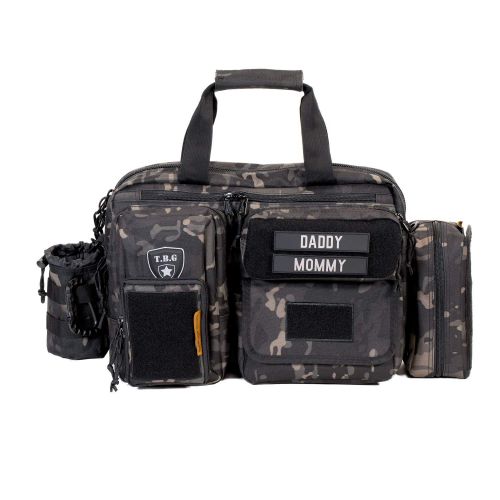  Tactical Baby Gear Full Load Out 2.0 Tactical Diaper Bag Set (Black Camo)