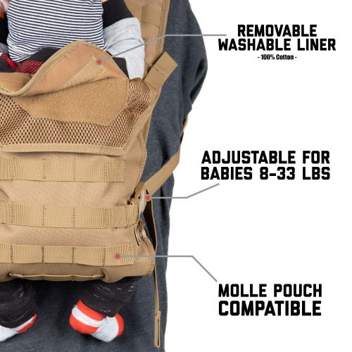  Tactical Baby Gear TBG Tactical Baby Carrier (Coyote Brown)