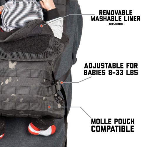  Tactical Baby Gear TBG Tactical Baby Carrier (Black Camo)