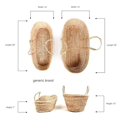  [아마존베스트]Tadpoles Minky Dot Moses Basket and Bedding Set, Natural