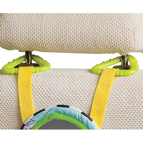  Taf Toys Play & Kick Car Seat Toy | Baby’s Activity & Entertaining Center, For Easier Drive And Easier Parenting| Keep Baby Calm| Lights & Musical, Baby Safe Mirror, Detachable Toy