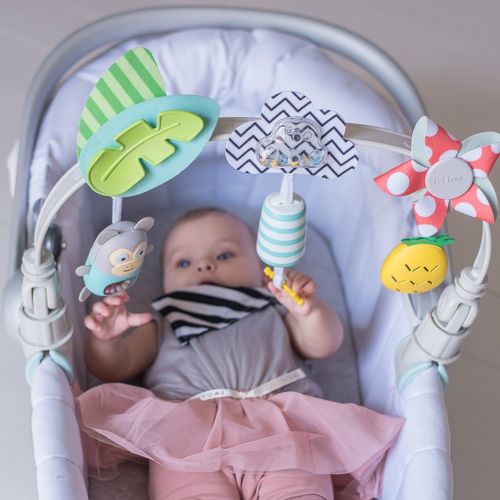  Taf Toys ‘Tropical Orchestra Arch’ | Ideal for Infant & Toddlers, Fits Stroller & Pram, Activity Arch with Fascinating Toys, Stimulates Baby’s Senses and Motor Skills Development,