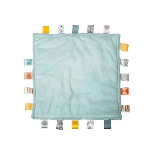  Taggies Lovey for Baby Security Blankets Original Comfy Blanket with Sensory Tags, 12 x 12-Inches, Jungle