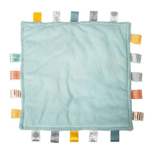  Taggies Lovey for Baby Security Blankets Original Comfy Blanket with Sensory Tags, 12 x 12-Inches, Jungle