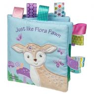 Taggies Soft Cloth Book with Crinkle Paper & Squeaker and Sensory Tags, 6 x 6-Inches, Flora Fawn