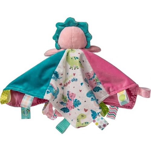  Taggies Stuffed Animal Security Blanket with Tags, 13 x 13-Inches, Aroar-a-saurus Dinosaur