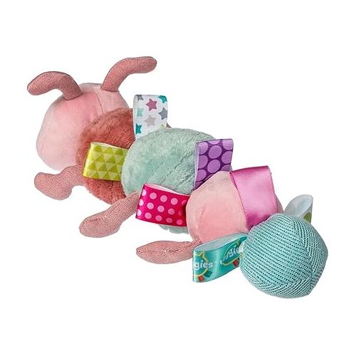  Taggies Stuffed Animal Soft Toy with Sensory Tags, 10-Inches, Camilla Caterpillar