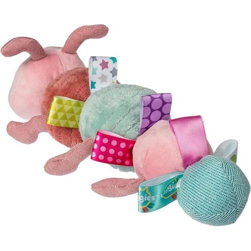  Taggies Stuffed Animal Soft Toy with Sensory Tags, 10-Inches, Camilla Caterpillar