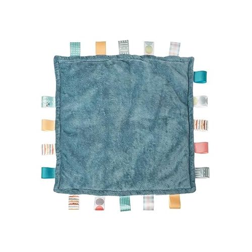  Taggies Lovey for Baby Security Blankets Original Comfy Blanket with Sensory Tags, 12 x 12-Inches, Fishies