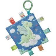 Taggies Crinkle Me Toy with Baby Paper & Squeaker with Sensory Tags, 6.5 x 6.5-inches, Drax Dragon