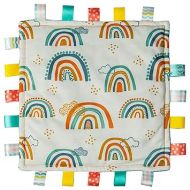 Mary Meyer Taggies Lovey for Baby Security Blankets Original Comfy Blanket with Sensory Tags, 12 x 12-Inches, Rainbow