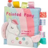 Mary Meyer Taggies Touch & Feel Soft Cloth Book with Crinkle Paper & Squeaker, 6 x 6-Inches, Painted Pony